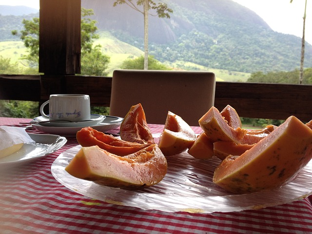 snídaně papaya